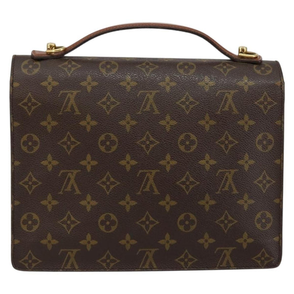 LOUIS VUITTON Monogram Monceau 28 Hand Bag M51185 LV Auth 146829