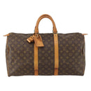 LOUIS VUITTON Monogram Keepall 50 Boston Bag M41426 LV Auth 146831-13