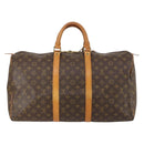LOUIS VUITTON Monogram Keepall 50 Boston Bag M41426 LV Auth 146831-2