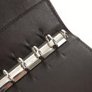 Christian Dior Trotter Canvas Day Planner Cover Dark Brown Silver Auth 146832V-9