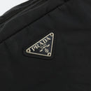 PRADA Hand Bag Nylon Black Silver Auth 146833-17