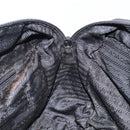 PRADA Hand Bag Nylon Black Silver Auth 146833-20