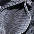 PRADA Hand Bag Nylon Black Silver Auth 146833-22