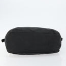 PRADA Hand Bag Nylon Black Silver Auth 146833-5