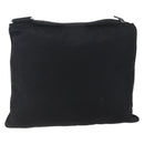 PRADA Shoulder Bag Nylon Black Silver Auth 146835-2