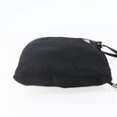 PRADA Shoulder Bag Nylon Black Silver Auth 146835-4
