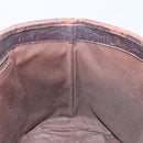 GUCCI GG Supreme Tote Bag PVC Beige Silver 111595 Auth 146837-18