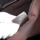 GUCCI GG Supreme Tote Bag PVC Beige Silver 111595 Auth 146837-12