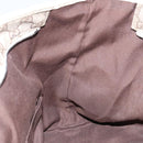 GUCCI GG Supreme Tote Bag PVC Leather Beige White Silver 181084 Auth 146838-21