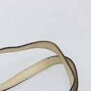 GUCCI GG Supreme Tote Bag PVC Leather Beige White Silver 181084 Auth 146838-14