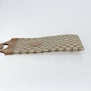 GUCCI GG Supreme Hand Bag PVC Leather Vintage Beige Auth 146840-4