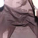 GUCCI GG Canvas Sherry Line Tote Bag Dark Brown 31242 Auth 146842-19