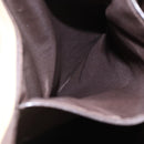 GUCCI GG Canvas Sherry Line Tote Bag Dark Brown 31242 Auth 146842-20