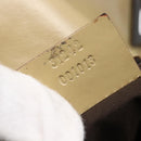 GUCCI GG Canvas Sherry Line Tote Bag Dark Brown 31242 Auth 146842-21