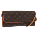 LOUIS VUITTON Monogram Pochette Twin GM Shoulder Bag M51852 LV Auth 146850-1