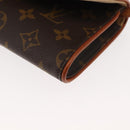 LOUIS VUITTON Monogram Pochette Twin GM Shoulder Bag M51852 LV Auth 146850-15