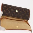 LOUIS VUITTON Monogram Pochette Twin GM Shoulder Bag M51852 LV Auth 146850-9