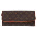 LOUIS VUITTON Monogram Pochette Twin GM Shoulder Bag M51852 LV Auth 146850-13