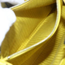 FENDI To joule Hand Bag Leather 2way Yellow Silver Auth 146860-24