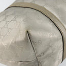 GUCCI GG Implementation Tote Bag Silver 197953 Auth 146864-14