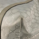 GUCCI GG Implementation Tote Bag Silver 197953 Auth 146864-15