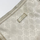 GUCCI GG Implementation Tote Bag Silver 197953 Auth 146864-17