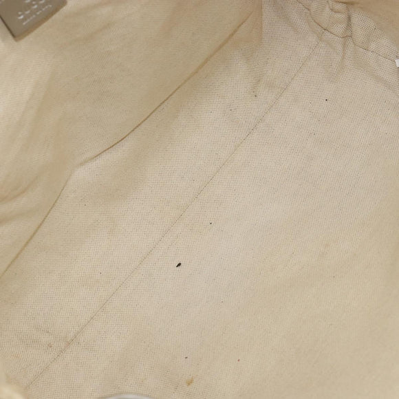 GUCCI GG Implementation Tote Bag Silver 197953 Auth 146864