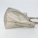 GUCCI GG Implementation Tote Bag Silver 197953 Auth 146864-3