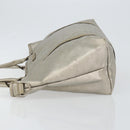 GUCCI GG Implementation Tote Bag Silver 197953 Auth 146864-4