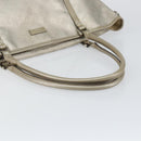 GUCCI GG Implementation Tote Bag Silver 197953 Auth 146864-7