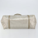 GUCCI GG Implementation Tote Bag Silver 197953 Auth 146864-5