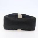 GUCCI GG Canvas Sherry Line Hand Bag Black 002 1093 Auth 146866-5