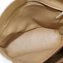 Christian Dior Shoulder Bag Leather Brown Gold Auth 146868-11