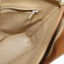 Christian Dior Shoulder Bag Leather Brown Gold Auth 146868-17