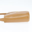 Christian Dior Shoulder Bag Leather Brown Gold Auth 146868-3