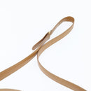 Christian Dior Shoulder Bag Leather Brown Gold Auth 146868-8