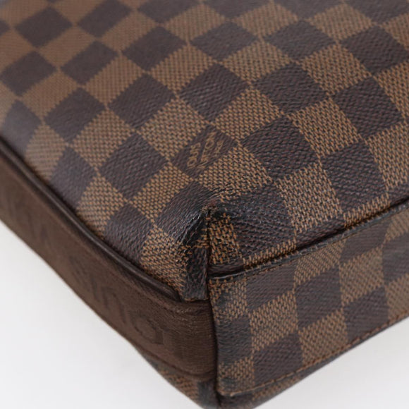 LOUIS VUITTON Damier Ebene Trotteur Beaubourg Shoulder Bag N41135 LV Auth 146870