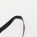 FENDI Pecan Canvas Shoulder Bag PVC Black Brown gold Auth 146873-14