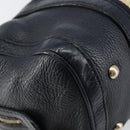 GUCCI Hand Bag Leather 2way Navy Gold 269876 Auth 146876-16