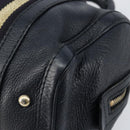GUCCI Hand Bag Leather 2way Navy Gold 269876 Auth 146876-17