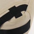 CHANEL Sports COCO Mark Shoulder Bag Canvas Beige Silver CC Auth 146878-8