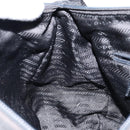 PRADA Shoulder Bag Nylon Black Silver Auth 146879-23