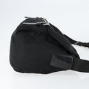 PRADA Shoulder Bag Nylon Black Silver Auth 146879-3