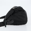 PRADA Shoulder Bag Nylon Black Silver Auth 146879-4