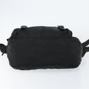 PRADA Shoulder Bag Nylon Black Silver Auth 146879-5