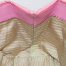 PRADA Hand Bag Nylon Pink Gold Auth 146881-20