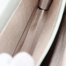 GIVENCHY Shoulder Bag Leather Gray Gold Auth 146883-21