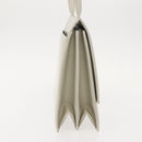 GIVENCHY Shoulder Bag Leather Gray Gold Auth 146883-4