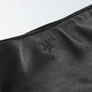 PRADA Chain Shoulder Bag Leather Black Auth 146885-10