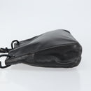 PRADA Chain Shoulder Bag Leather Black Auth 146885-4